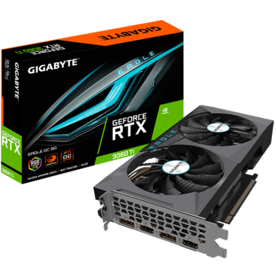 GIGABYTE GeForce RTX 3060 Ti EAGLE OC 8GB GDDR6 Graphics card | GV-N306TEAGLE OC-8GD