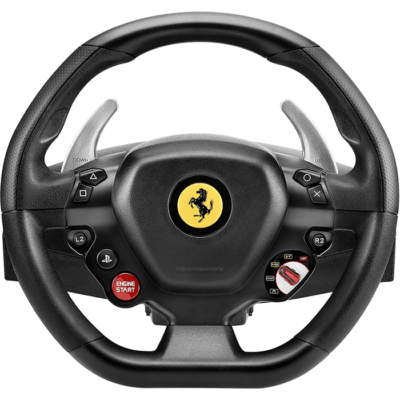 Thrustmaster T80 Ferrari 488 GTB Edition Racing Wheel PS4 – Black | TM-WHL-T80FRARI488-GTB