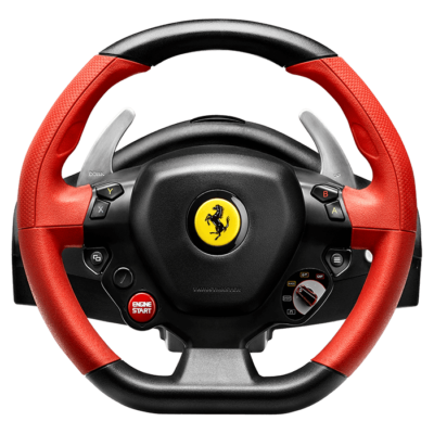 Thrustmaster Ferrari 458 Spider Racing Wheel, Kinect detection LED, Xbox One – Red | TM-WHL-FRARI458-SPDR