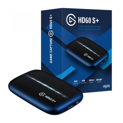 Corsair Elgato Game Capture HD60 S +, Capture Card for Recording in 1080p60 HDR10 and Delay-Free 4K60 HDR10 Passthrough, Ultra-Low Latency Technology – Black | 10GAR9901