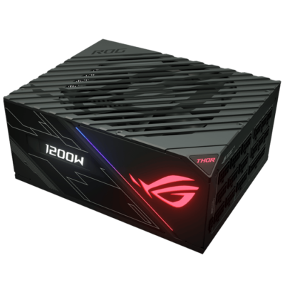 Asus ROG Thor 1200W Platinum Power Supply Unit stands out with Aura Sync and an OLED display | 90YE0080-B001N0