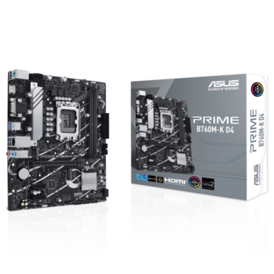 Asus Prime B760-M K D4 LGA 1700 Intel mATX Motherboard | 90MB1DS0-M0EAY0