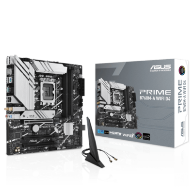 Asus Prime B760-M A WIFI D4 LGA 1700 Intel mATX Motherboard | 90MB1CX0-M0EAY0