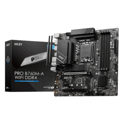 MSI B760-M A PRO WIFI D4 LGA 1700 Intel mATX Motherboard | 911-7D99-007