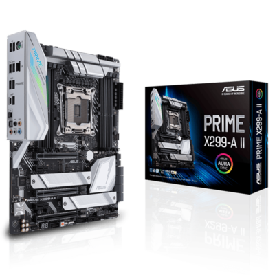 Asus Prime X299-A II Intel X-Series ATX, M.2 Heatsinks, CPU Socket 2066, DDR4, 4-Way SLi / 4-Way CrossFire | 90 MB 11 F0-M0EAY0