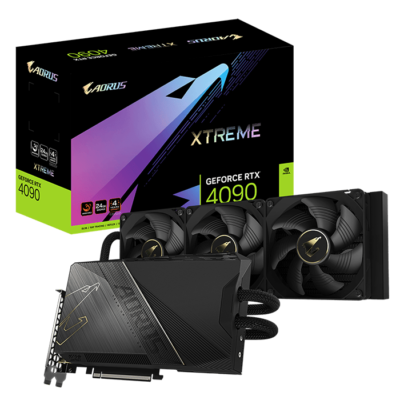GIGABYTE AORUS GeForce RTX 4090 XTREME WATERFORCE 24GB (rev. 1.0) GDDR6X Graphics Card | GV-N4090AORUSX W-24GD