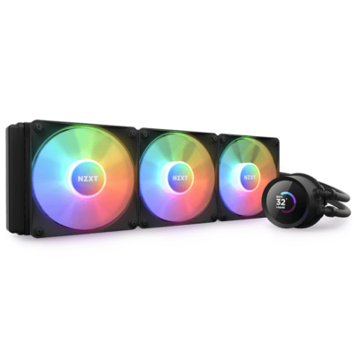 NZXT Kraken 360 RGB, 360mm AIO Liquid Cooler with LCD Display and RGB Fans | RL-KR360-B1