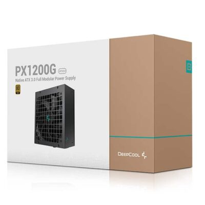 DeepCool PX1200G 1200W 80 PLUS Gold, ATX 3.0 Power Supply | R-PXC00G-FC0B-UK