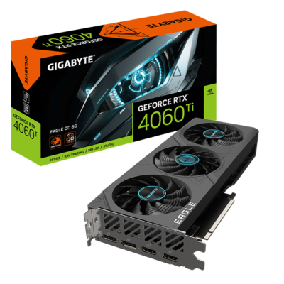 Gigabyte GeForce RTX 4060 Ti EAGLE OC 8GB GDDR6 Graphics card | GV-N406TEAGLE OC-8GD