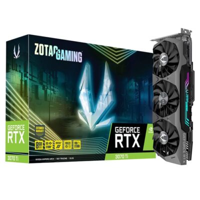 ZOTAC GAMING GeForce RTX 3070 Ti 8GB GDDR6X Triple Fan Graphics card | ZT-A30710Q-10P