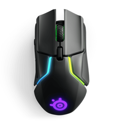 SteelSeries Rival 650 Quantum Wireless Optical Sensor 8 Zone RGB Lighting Gaming Mouse | 62456