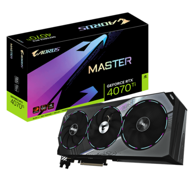 Gigabyte GeForce RTX 4070 Ti MASTER 12GB GDDR6X Graphics Card | GV-N407TAORUSM-12GD