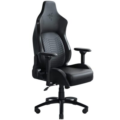 Razer Iskur Black Gaming Chair with Built-in Lumbar Support | RZ38-02770200-R3G1