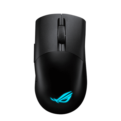 Asus ROG Keris AimPoint Wireless Gaming Mouse, 2.4GHz & BT, 36000 dpi, AimPoint Optical Sensor, 5 Prog Buttons with Shortcuts, 650 IPS Max Speed, Up to 119H Battery, Black | 90MP02V0-BMUA00