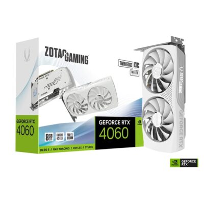 ZOTAC Gaming GeForce RTX 4060 8GB Twin Edge OC White Edition Graphics card | ZT-D40600Q-10