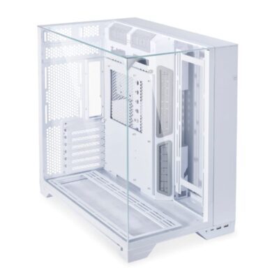 Lian Li O11 Vision White Aluminum / Steel / Tempered Glass ATX Mid Tower Computer Case | O11VW