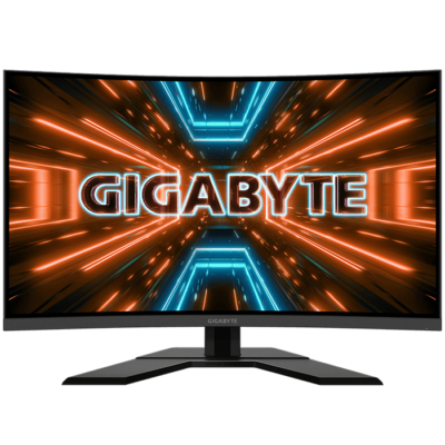GIGABYTE G32QC A 32″ QHD 31.5″ Curved Gaming Monitor, 165Hz Refresh Rate, 1ms Response Time, 8 bits Colors, HDR400 93% DCI-P3 / 121% sRGB, HDMI 2.0 x2, DP 1.2 x1, Black | G32QCA-EK