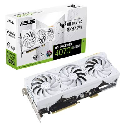 ASUS TUF Gaming GeForce RTX 4070 Ti SUPER BTF White Edition 16GB GDDR6X Graphics card