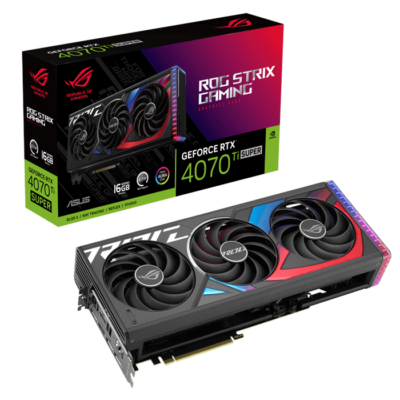 Asus ROG Strix GeForce RTX 4070 Ti SUPER 16GB GDDR6X Edition Graphics card
