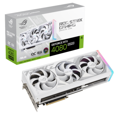 Asus ROG Strix GeForce RTX 4080 SUPER 16GB GDDR6X White OC Edition Graphics card
