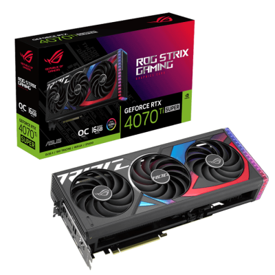 Asus ROG Strix GeForce RTX 4070 Ti SUPER 16GB GDDR6X OC Edition Graphics card | 90YV0KG0-M0NA00