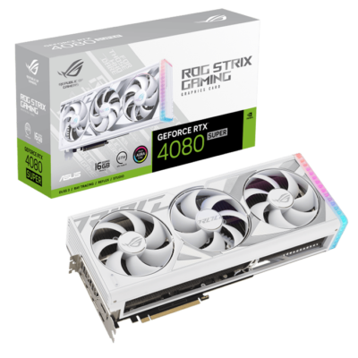 Asus ROG Strix GeForce RTX 4080 SUPER 16GB GDDR6X White Edition Graphics card