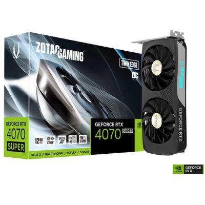 ZOTAC GAMING GeForce RTX 4070 SUPER Twin Edge OC 12GB GDDR6X Graphics card | ZT-D40720H-10M