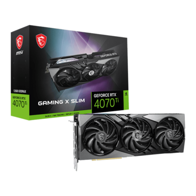 MSI GeForce RTX 4070 Ti GAMING X SLIM 12GB GDDR6X Graphics card | 912-V513-424