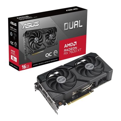 Asus Dual Radeon RX 7600 XT OC Edition 16GB GDDR6 Graphics card | 90YV0K21-M0NA00