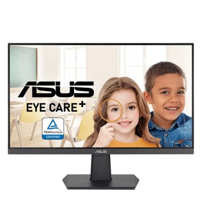 ASUS VA24EHF Eye Care Gaming Monitor – 24-inch (23.8-inch viewable), IPS, Full HD, Frameless, 100Hz, Adaptive-Sync, 1ms MPRT, HDMI, Low Blue Light, Flicker Free, Wall Mountable