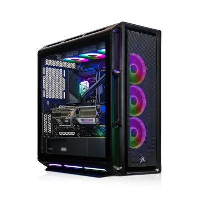 Corsair Black Gaming PC (Ryzen 7-7700X, RTX5070Ti 16GB, 32GB DDR5 6000MHz, 1TB M.2 NVMe, 1000W PSU)