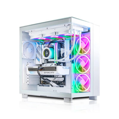 Digital White Gaming PC (Core i7-14700KF, RTX 5070Ti 16GB OC, 2TB M.2 NVMe SSD, 32GB DDR5 RGB)