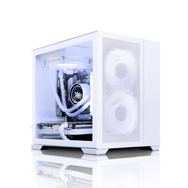 Air mini White Gaming PC (Core i5-12400F, RTX 4060 DUAL 8GB, 1TB M.2 NVMe SSD, 16GB DDR4 RAM)