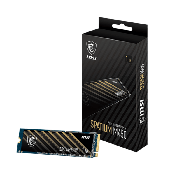 MSI Spatium M450 PCIe 4.0 NVMe M.2 1TB SSD | S78-440L980-P83