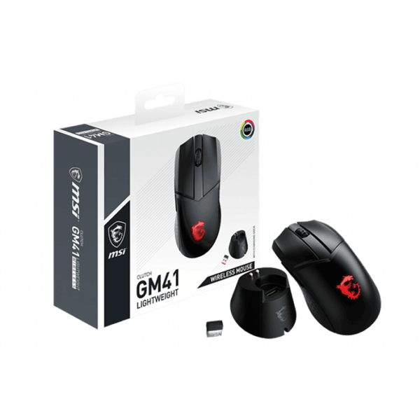 MSI Clutch GM41 Lightweight Wireless Gaming Mouse | S12-4300860-C54