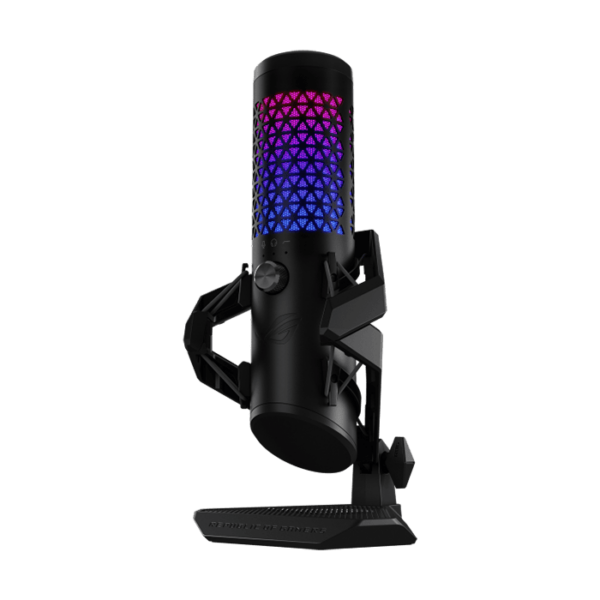 Asus ROG Carnyx Professional cardioid condenser gaming microphone, studio-grade 25 mm condenser capsule, 192 kHz / 24-bit sampling rate, high-pass filter, built-in pop filter, Aura Sync RGB lighting - Image 3
