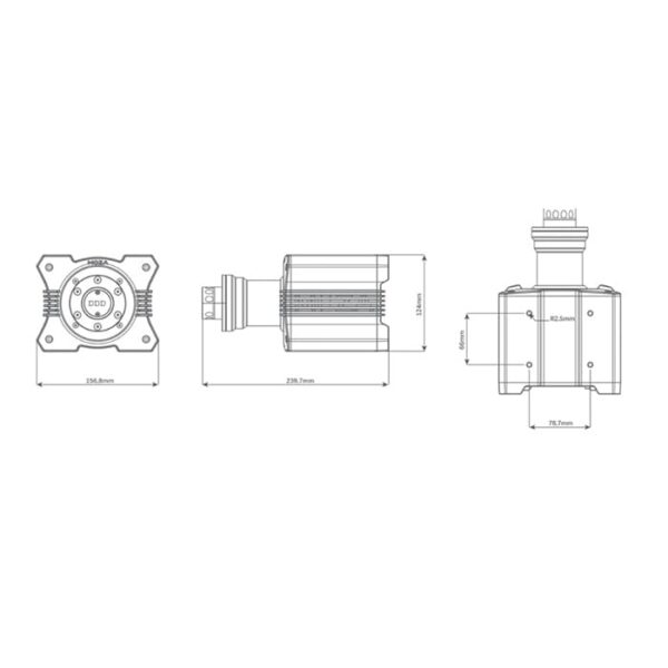 MOZA R9 V2 Wheel Base, 9 N·m Torque - Image 7