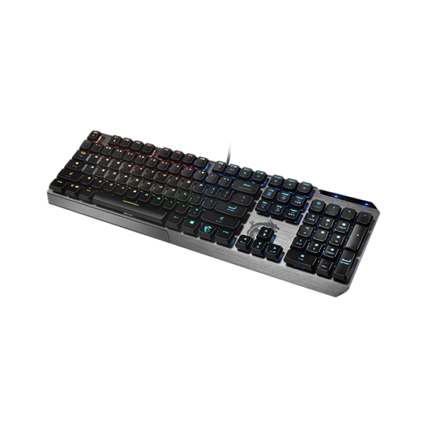 MSI Vigor GK50 Low Profile Gaming Keyboard, Backlit RGB LED, Kailh Low Profile Mechanical Switches, English Keyboard, Aluminum | S11-04US254-GA7 - Image 3
