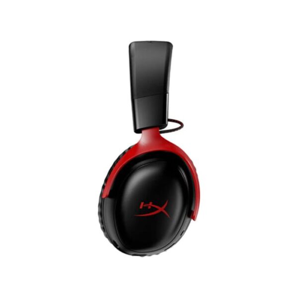 HyperX Cloud III Wireless Gaming Headphones, 53mm Dynamic with Neodymium Magnets, Memory Foam & Premium Leatherette Ear Cushion, 2.4 GHz Wireless Type, Detachable Microphone, Black | 77Z46AA - Image 2