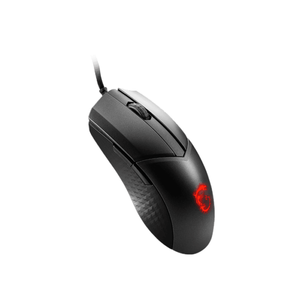 MSI Clutch GM41 Wired Lightweight Gaming Mouse Single, 16000 dpi Optical Sensor, RGB LED Light, 1ms Polling Rate, 6 Programmable Buttons, NVIDIA Reflex Compatible,, Black | S12-0401860-C54 - Image 2