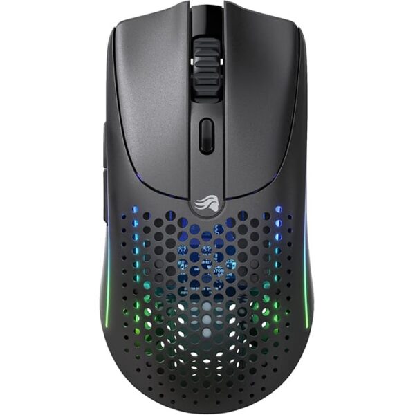 Glorious Model O 2 Wireless RGB Gaming Mouse, Ultralight 68-gram Weight, 26,000 DPI BAMF 2.0 Sensor, Hybrid 2.4 Ghz / BT, 210-hour Max Battery Life, Vibrant RGB Lighting, Black | GLO-MS-OWV2-MB - Image 4