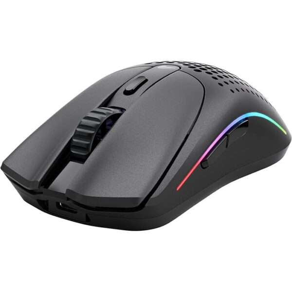 Glorious Model O 2 Wireless RGB Gaming Mouse, Ultralight 68-gram Weight, 26,000 DPI BAMF 2.0 Sensor, Hybrid 2.4 Ghz / BT, 210-hour Max Battery Life, Vibrant RGB Lighting, Black | GLO-MS-OWV2-MB - Image 3
