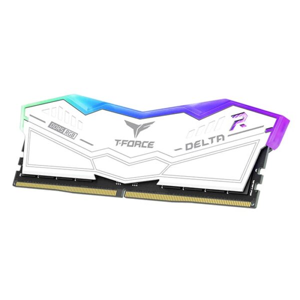 TEAMGROUP T-Force Delta RGB DDR5 Ram 32GB (2x16GB) 6000MHz PC5-48000 CL38 Intel XMP 3.0 & AMD Expo Compatible Desktop Memory Module Ram White l FF4D532G6000HC38GDC01 - Image 3