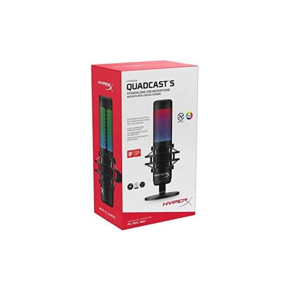 c QuadCast 2 - USB Gaming Microphone RGB USB BLACK | 872V1AA - Image 3