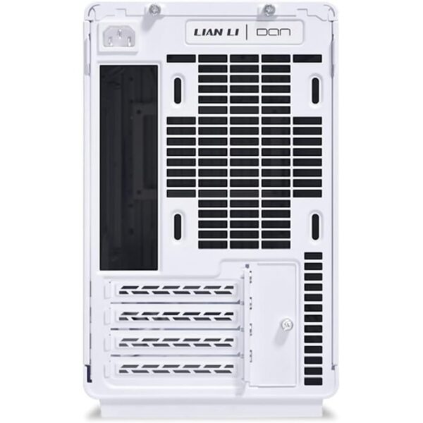 Lian Li A3-mATX Computer Case, 26.3L Micro Form Factor Chassis, Up to 360mm Radiator & 10x 120mm Fan Support, Supports ATX/SFX/SFX-L, Steel Mesh Side & Top Panels, White | G99.A3W-WD.00 - Image 4