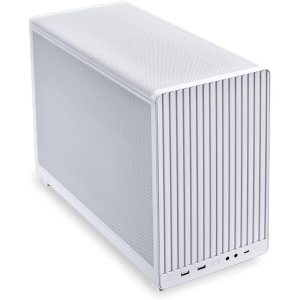 Lian Li A3-mATX Computer Case, 26.3L Micro Form Factor Chassis, Up to 360mm Radiator & 10x 120mm Fan Support, Supports ATX/SFX/SFX-L, Steel Mesh Side & Top Panels, White | G99.A3W-WD.00 - Image 3