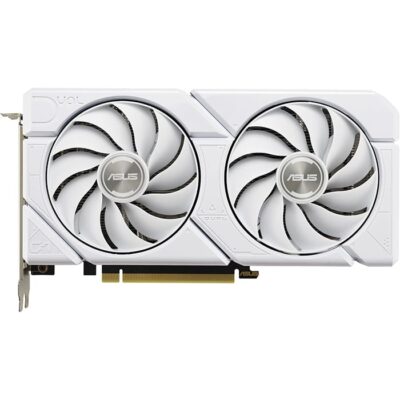 ASUS Dual GeForce RTX 4060 EVO White OC Edition 8GB GDDR6 Gaming Graphics Card White (Nvidia GeForce RTX4060 DLSS3, 246 AI Tops, PCIe 4.0, 1x HDMI 2.1a, 3X DisplayPort 1.4a, l 90YV0JCB-M0NA00