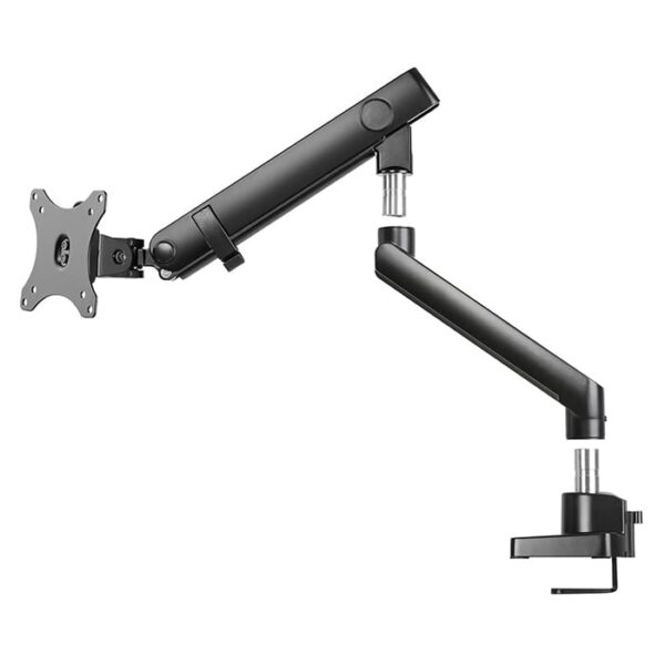 SilverStone ARM13 Single Monitor Arm w/ Mechanical Spring Design & Versatile Adjustability, For Monitors Up To 32" Size & 9kg, VESA Mounting Interface, 100mm x 100mm Mounting Hole, Black | SST-ARM13 - Image 4