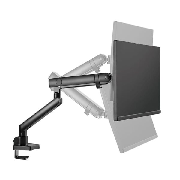 SilverStone ARM13 Single Monitor Arm w/ Mechanical Spring Design & Versatile Adjustability, For Monitors Up To 32" Size & 9kg, VESA Mounting Interface, 100mm x 100mm Mounting Hole, Black | SST-ARM13 - Image 2