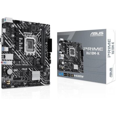 ASUS PRIME H610M-K LGA 1700 Micro-ATX Motherboard | 90MB1GA0-M0EAY0